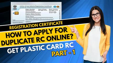 how to get duplicate smart card online|How to Get Duplicate RC Book / Smart .